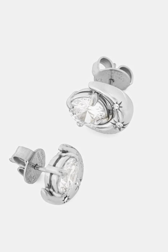 Guess kolczyki damskie ze stali nierdzewnej AURORA JUBE06.233JW srebrny SS26