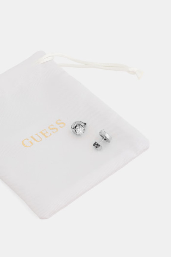 Guess kolczyki damskie ze stali nierdzewnej AURORA srebrny JUBE06.233JW