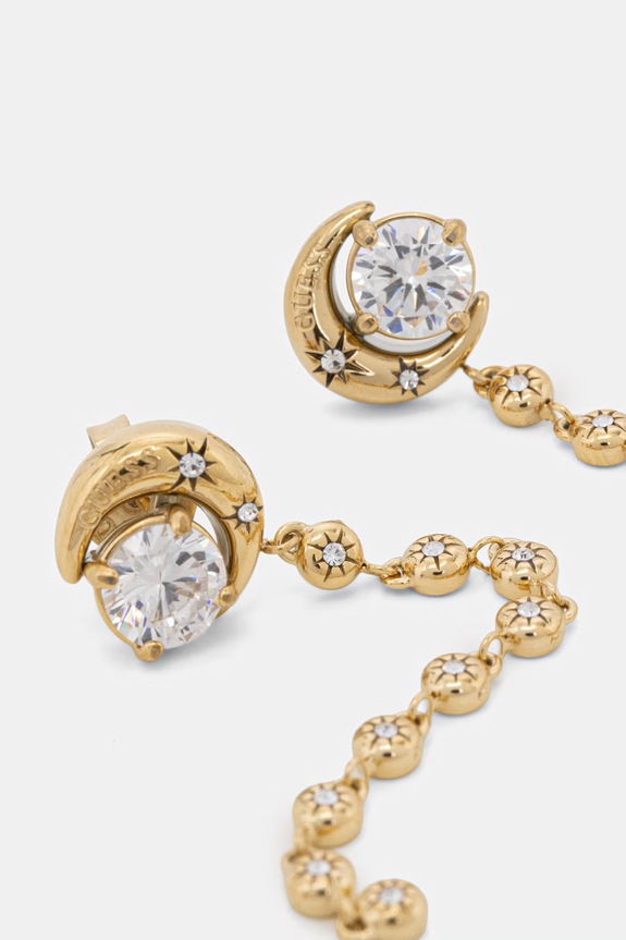 Guess обици дамски от неръждаема стомана AURORA JUBE06.236JW злато SS26