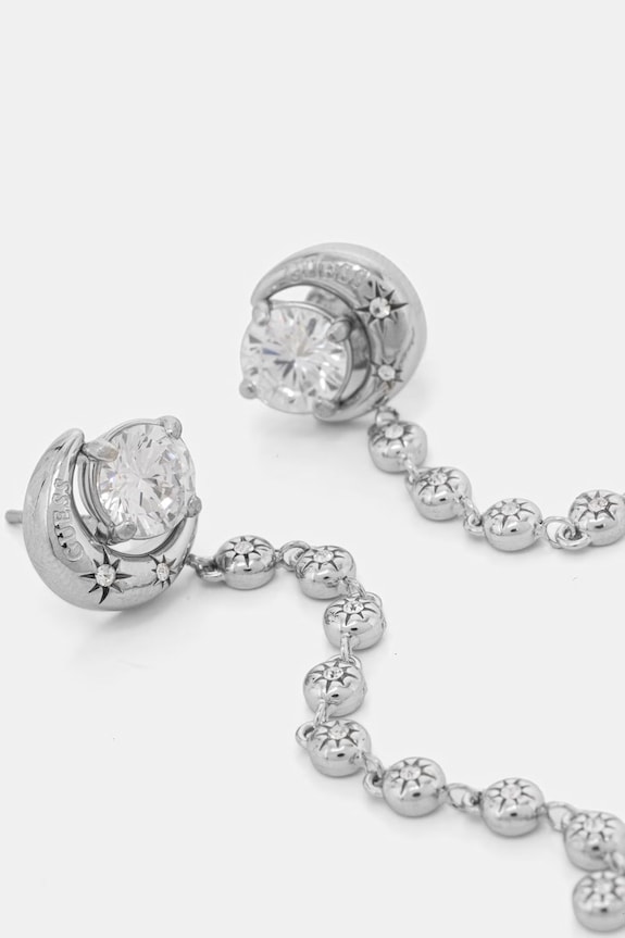 Guess обици дамски от неръждаема стомана AURORA JUBE06.236JW сребърен SS26