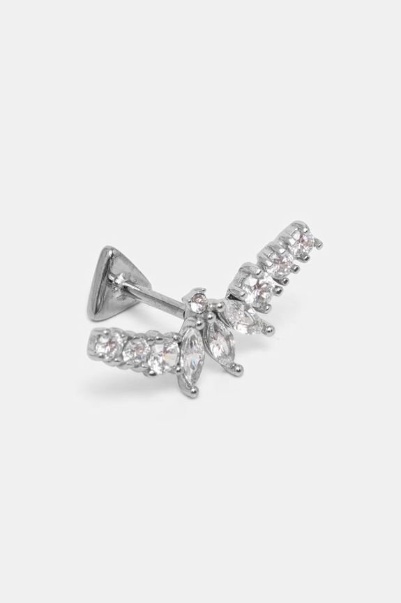 Guess Fülbevaló női rozsdamentes acél PIERCING STUDIO JUBE06.264JW ezüst SS26