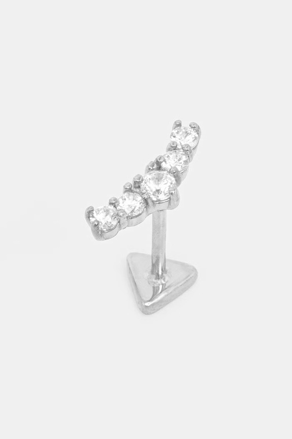 Guess σκουλαρίκι γυναικείο PIERCING STUDIO JUBE06.265JW ασημί SS26