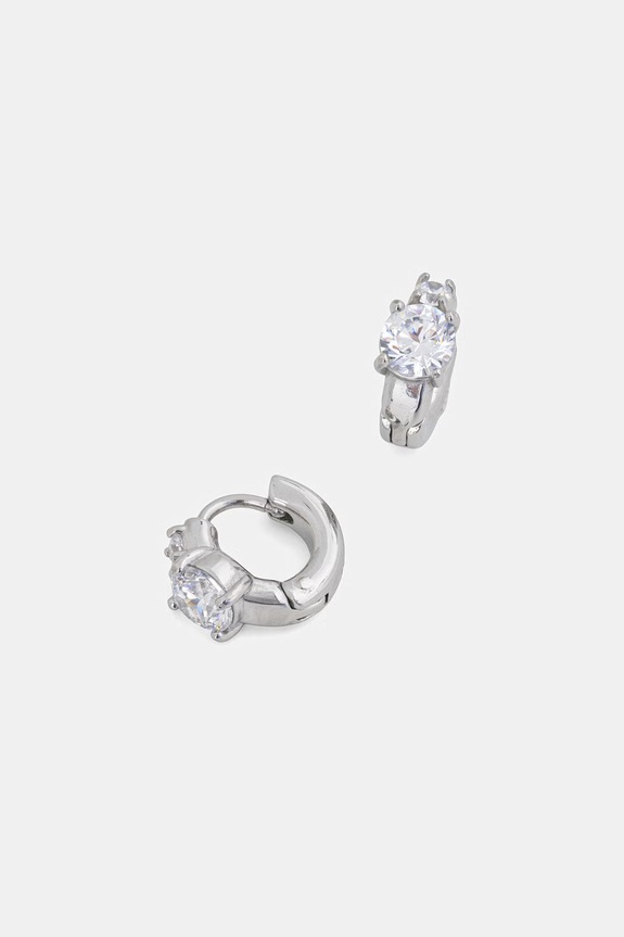 Dámske náušnice z nehrdzavejúcej ocele Guess PIERCING STUDIO JUBE06.270JW strieborná SS26