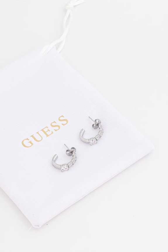 Accesorii Guess cercei de damă din oțel inoxidabil PIERCING STUDIO JUBE06.272JW argintiu