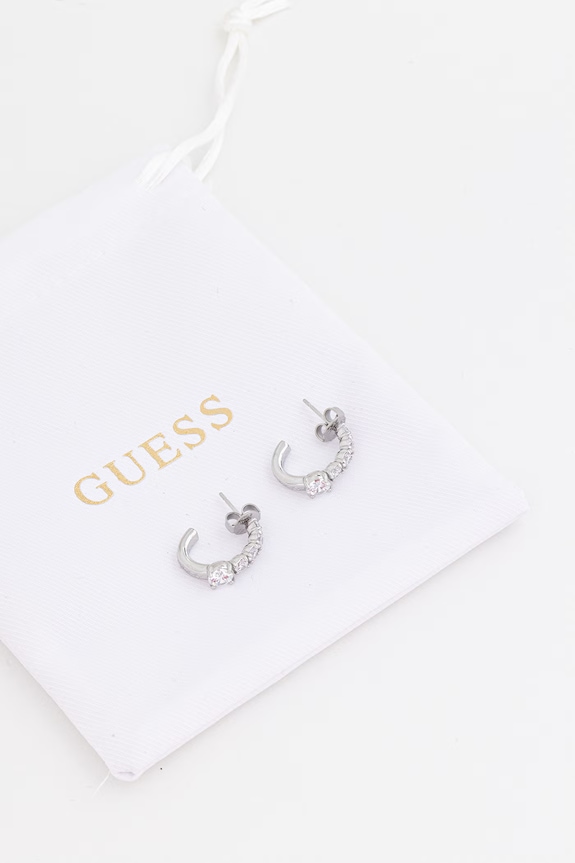 Accesorii Guess cercei de damă din oțel inoxidabil PIERCING STUDIO JUBE06.272JW argintiu