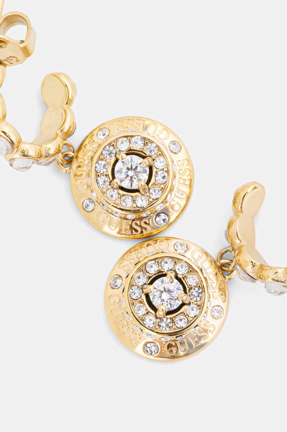 Guess kolczyki damskie ze stali nierdzewnej SPARKS JUBE06.284JW złoty SS26