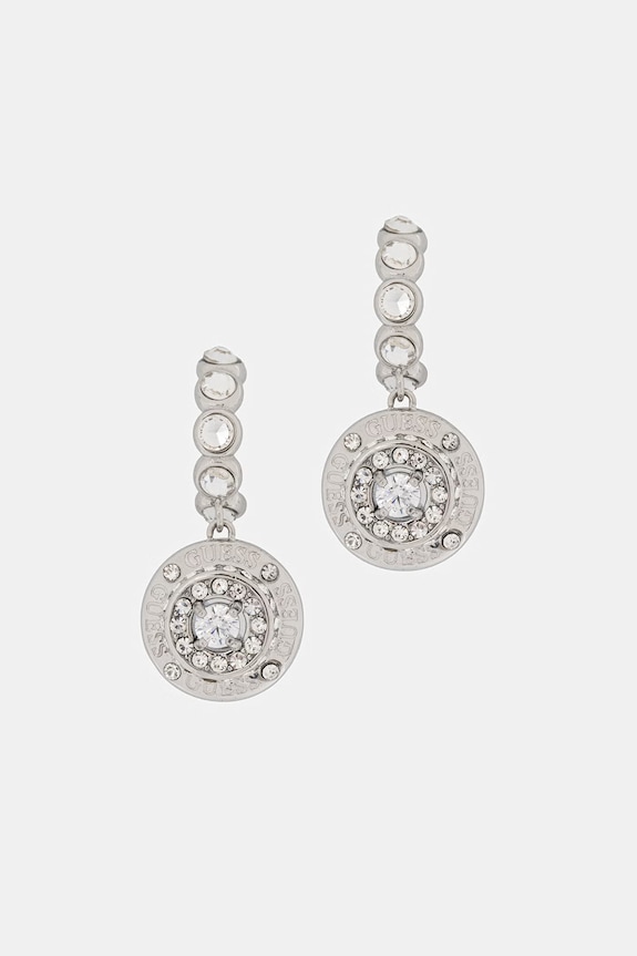 Guess kolczyki damskie ze stali nierdzewnej SPARKS srebrny JUBE06.284JW