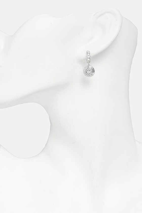 Guess kolczyki damskie ze stali nierdzewnej SPARKS JUBE06.284JW srebrny