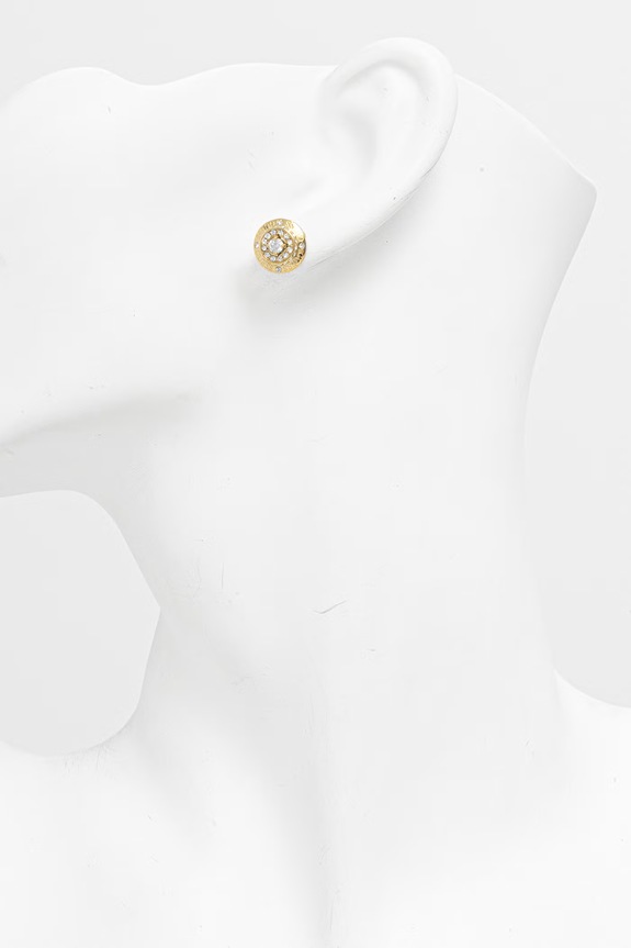 Guess náušnice dámske z nehrdzavejúcej ocele SPARKS JUBE06.289JW zlatá SS26