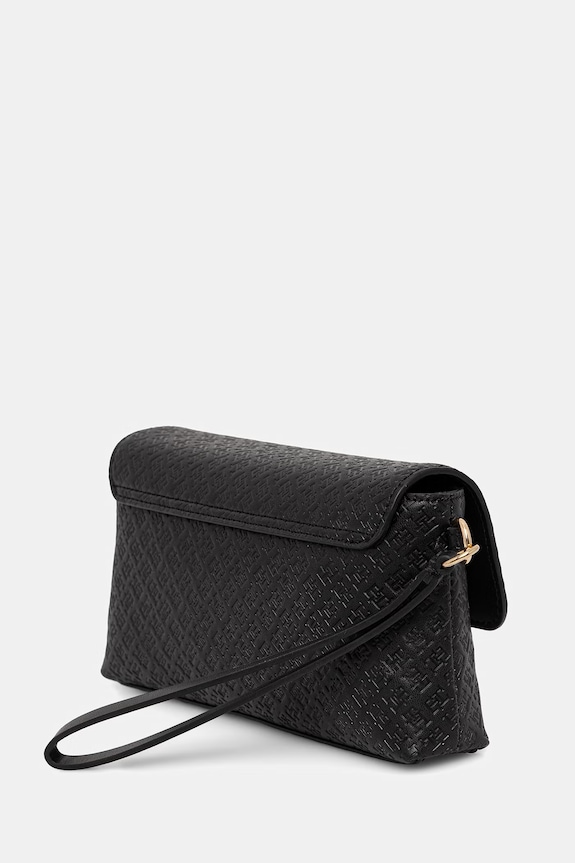 Tommy Hilfiger săculeț pentru femei, cu imitație de piele AW0AW18602 negru SS26