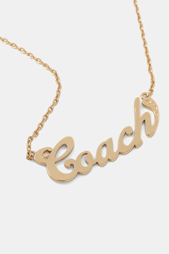 Ogrlica Coach 37557618GLD710 zlatna SS26