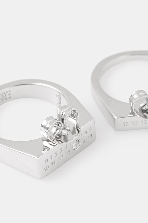 Аксесуари Сережки MM6 Maison Margiela SM6VG0102.P8859.951 срібний