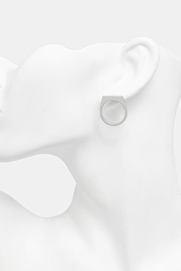 Сережки MM6 Maison Margiela срібний SM6VG0102.P8859.951