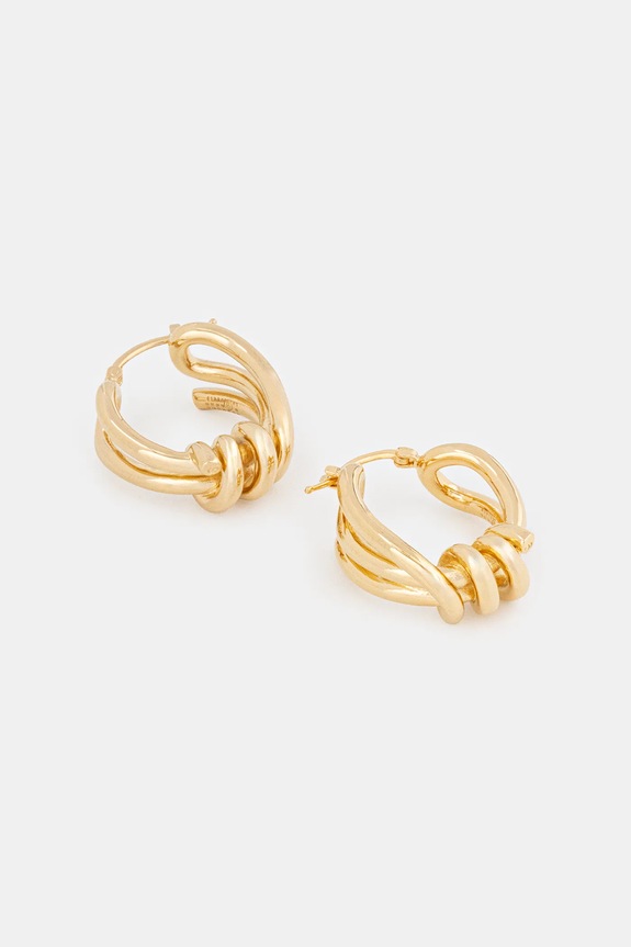 MM6 Maison Margiela fülbevaló arany SM6VG0107.P8858.950