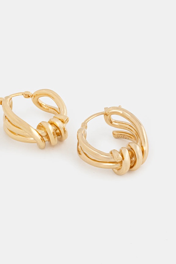 MM6 Maison Margiela fülbevaló SM6VG0107.P8858.950 arany SS26