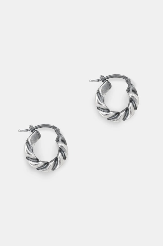 MM6 Maison Margiela fülbevaló SM6VG0115.P8884.954 ezüst SS26