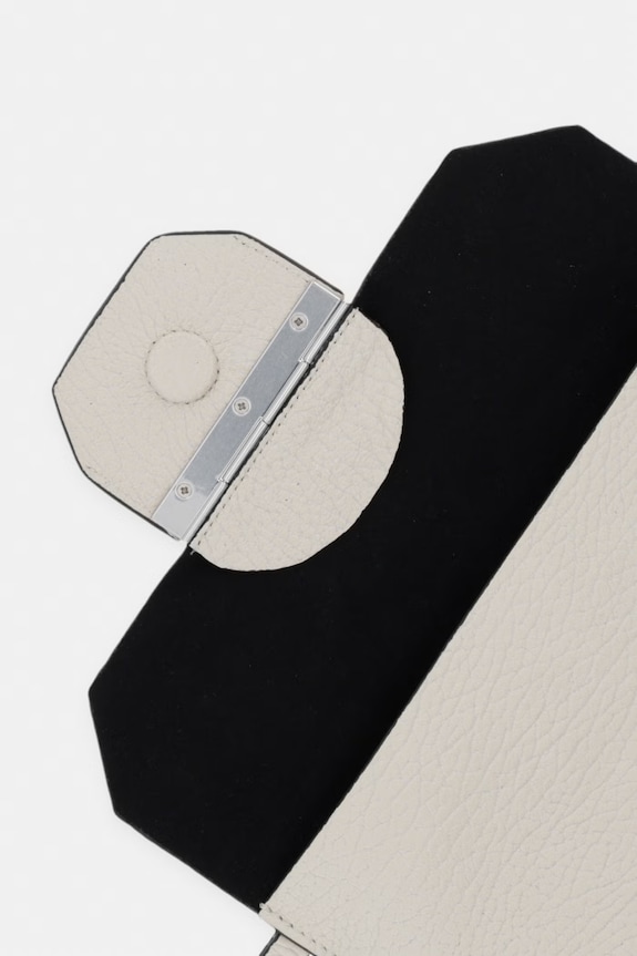 AllSaints клъч дамски от кожа URSA W101XE бежов SS26