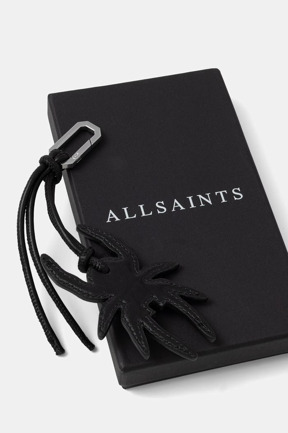 Dodaci Kožni privjesak AllSaints SPIDER W124XE crna