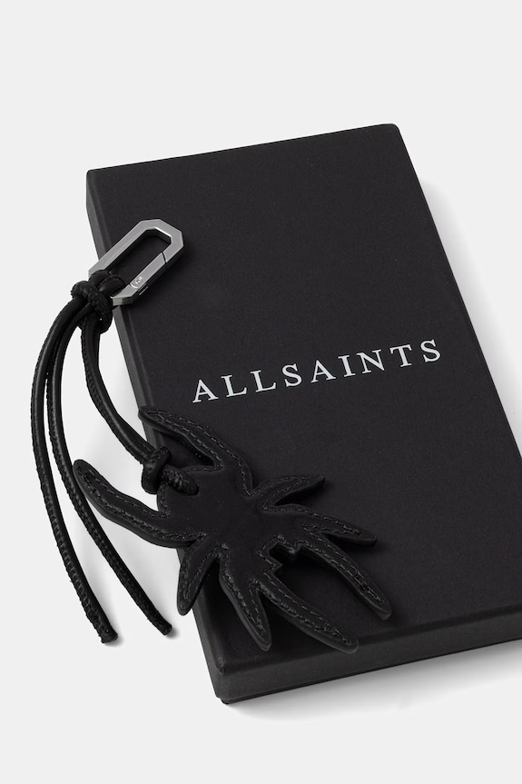Dodaci Kožni privjesak AllSaints SPIDER W124XE crna