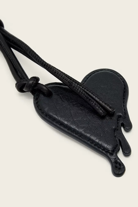 Dodaci Kožni privjesak AllSaints DRIP W128XE crna