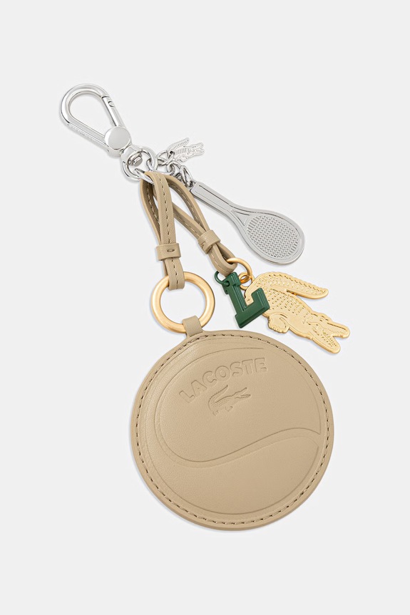 Lacoste brelok damski bez kamienia beżowy NF5229RL