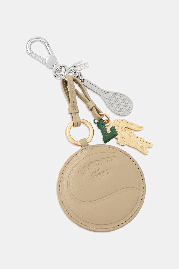 Lacoste brelok damski bez kamienia beżowy NF5229RL