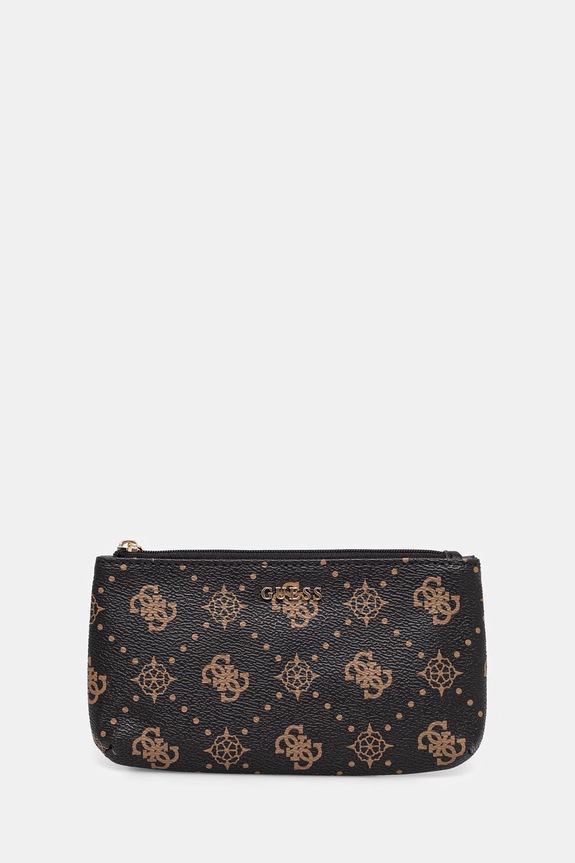 Guess carcasă pentru femei, cu imitație de piele SILIA maro TWGP98.90160