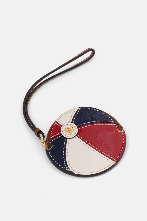 Lauren Ralph Lauren Obesek za ključe ženski usnjen rdeča 432P10549
