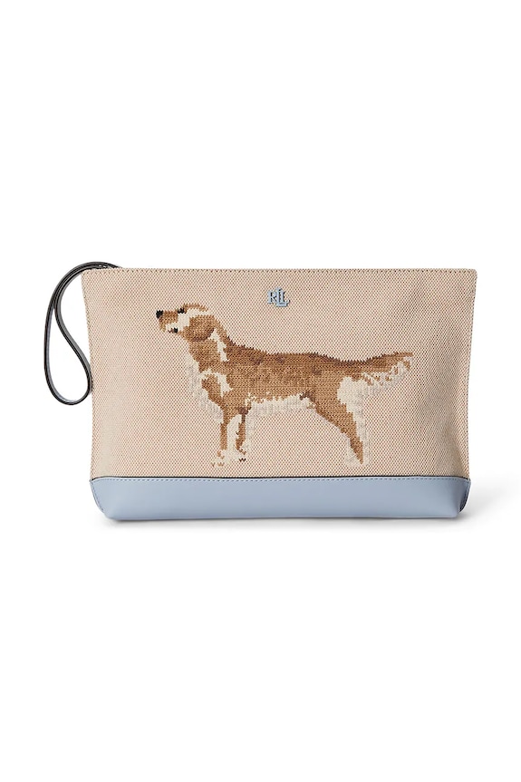 Lauren Ralph Lauren trusă cosmetică pentru femei din bumbac bej 432P13271