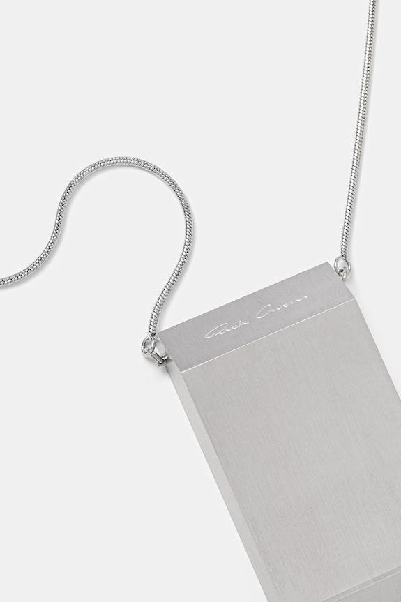 Rick Owens DRKSHDW Portable Ashtray намисто чоловіче RJ0000139.MMT срібний SS26