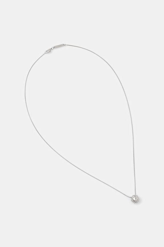 Rick Owens DRKSHDW Mini Orb ogrlica s privjeskom metalna za žene srebrna RJ0000134.MMTRS1