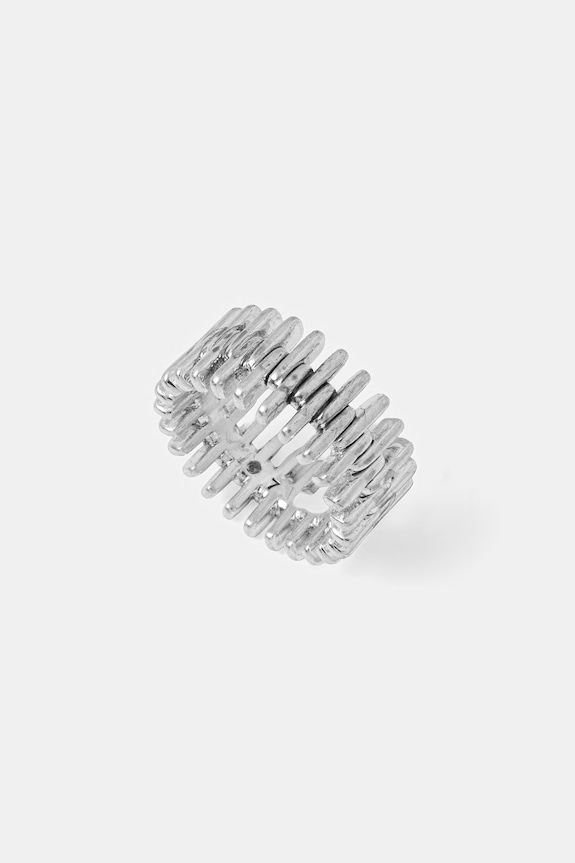 AllSaints anello 37555965SLV041 argento SS26