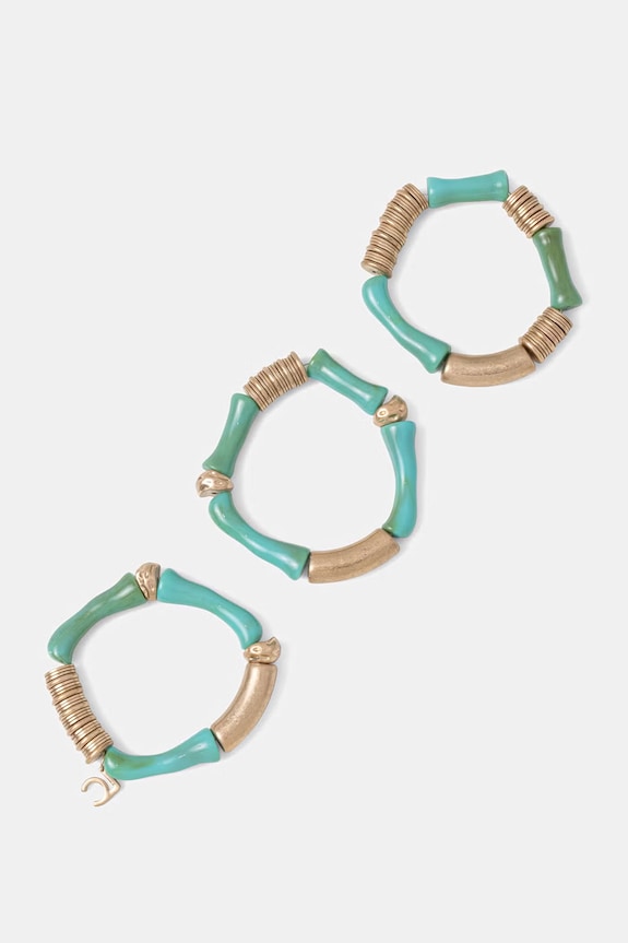 Lola Casademunt brățări 3-pack 3-pack verde LS2603070