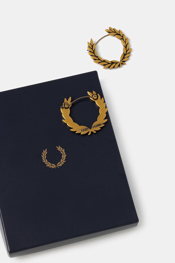 Akcesoria Fred Perry kolczyki MS4716 złoty
