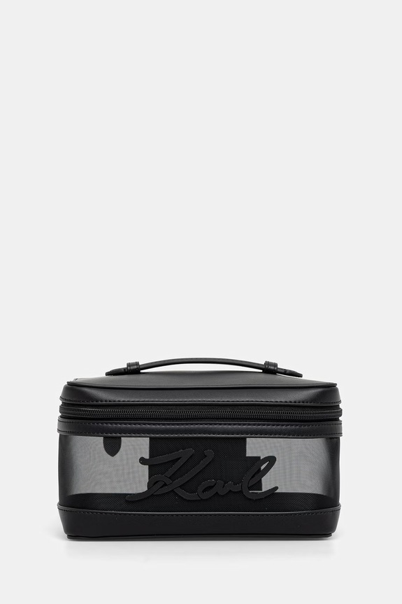 Karl Lagerfeld dámska kozmetická taška K/SIGNATURE čierna B2W46077