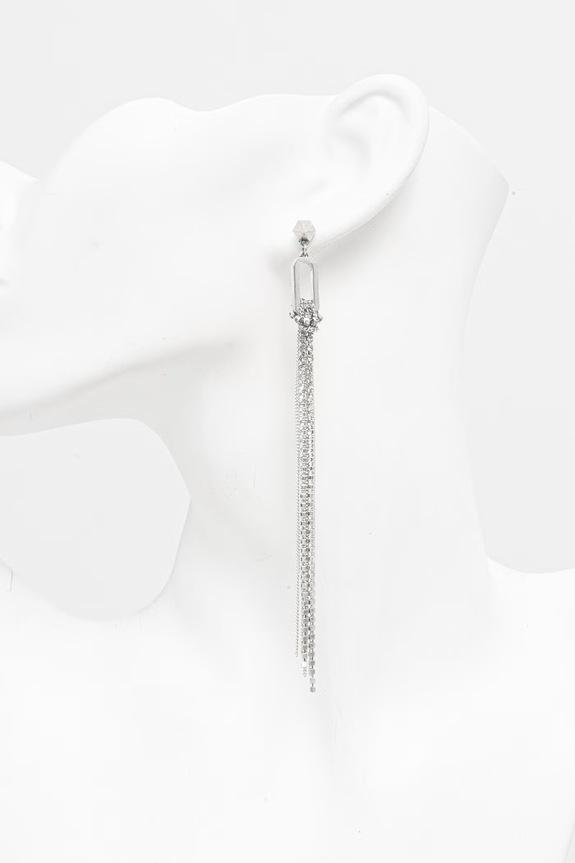 Akcesoria AllSaints kolczyki damskie metalowe 37568831SLV041 srebrny