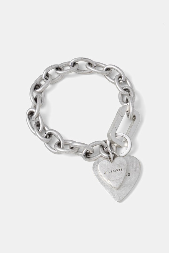 AllSaints bransoletka damska metalowa srebrny 37569351SLV041