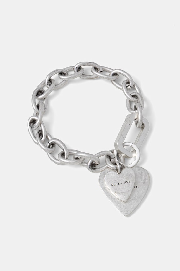 AllSaints bransoletka damska metalowa srebrny 37569351SLV041