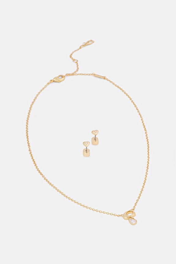 Coach colier si cercei aur 37571285GLD110