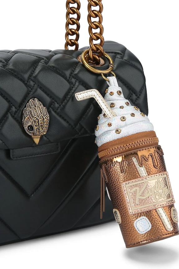 Kurt Geiger London prívesok Coffee Cup Charm 5574939979 hnedá SS26