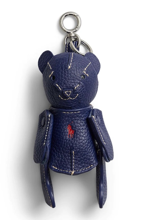 Polo Ralph Lauren ozdobný prívesok dámsky kožený tmavomodrá 427P13276