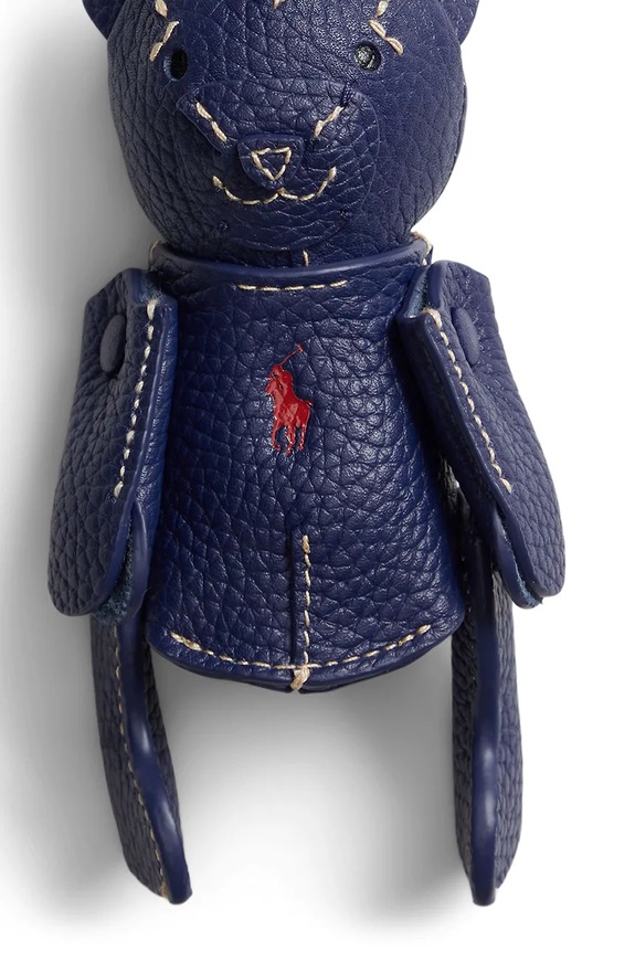 Doplnky Polo Ralph Lauren ozdobný prívesok dámsky kožený 427P13276 tmavomodrá