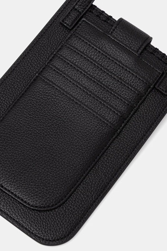 Valentino Bags husă pentru telefon pentru femei, cu imitație de piele ALEKSANDRA negru VPS9W982