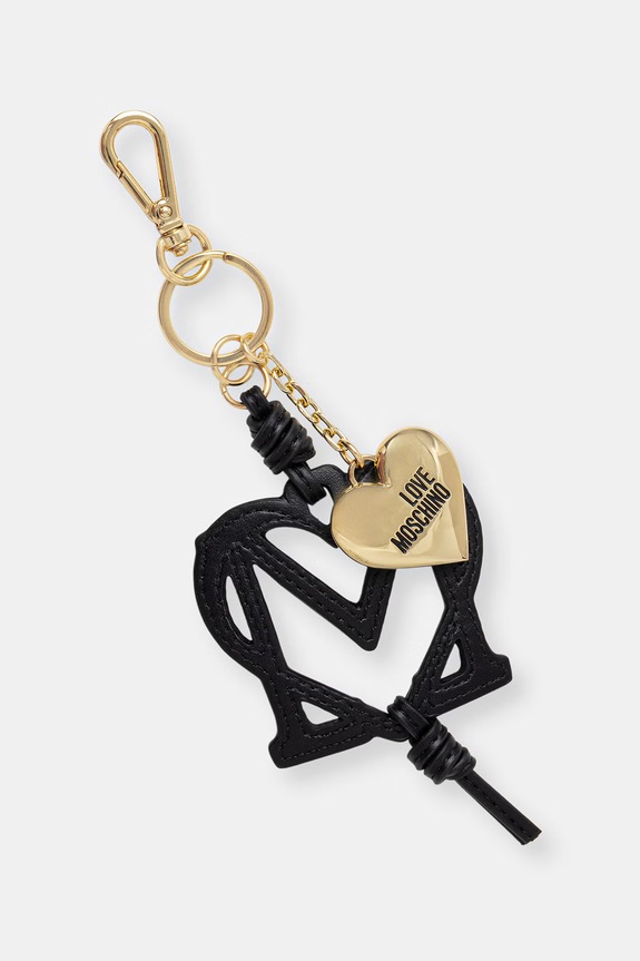 Love Moschino Μπρελόκ Γυναικείο μεταλλικό μαύρο JC5411PP0OKV0000