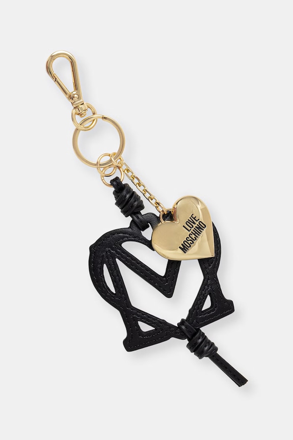 Love Moschino Μπρελόκ Γυναικείο μεταλλικό μαύρο JC5411PP0OKV0000