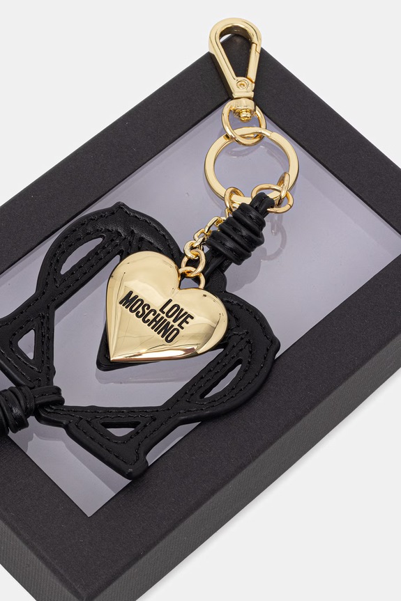 Αξεσουάρ Love Moschino Μπρελόκ Γυναικείο μεταλλικό JC5411PP0OKV0000 μαύρο