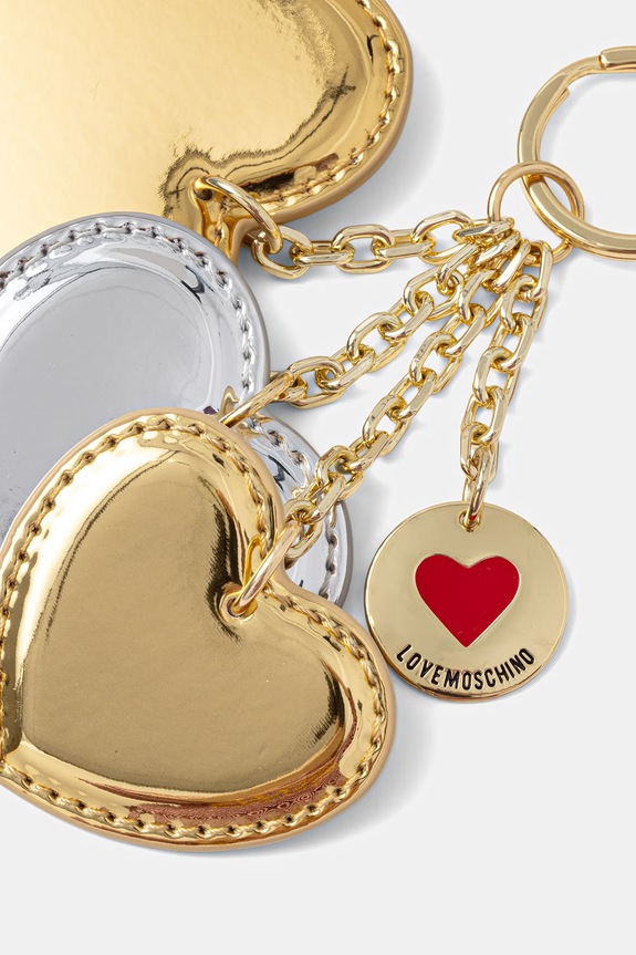 Love Moschino μπρελόκ γυναικείο JC5412PP0OKV090A χρυσαφί SS26