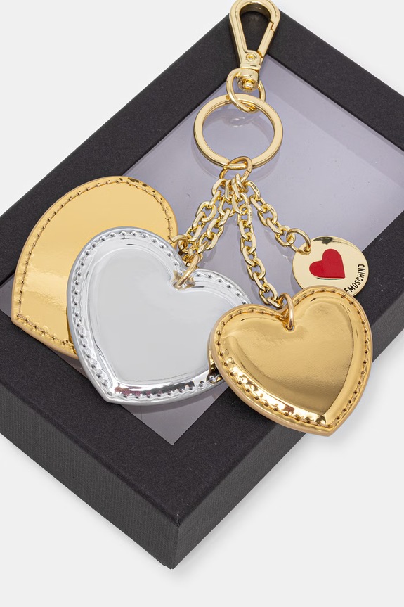 Αξεσουάρ Love Moschino μπρελόκ γυναικείο JC5412PP0OKV090A χρυσαφί