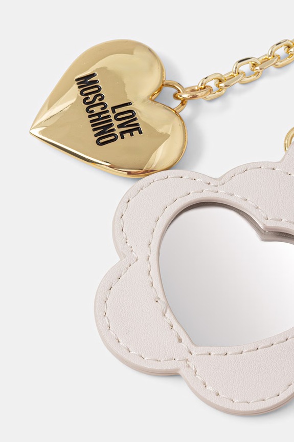Love Moschino μπρελόκ γυναικείο JC5413PP0OKV0110 μπεζ SS26