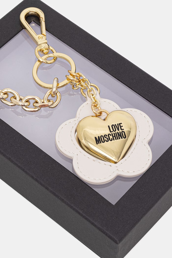 Αξεσουάρ Love Moschino μπρελόκ γυναικείο JC5413PP0OKV0110 μπεζ